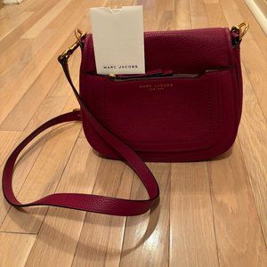 Marc Jacobs Leather Shoulder Cross Body Bag in Sangria